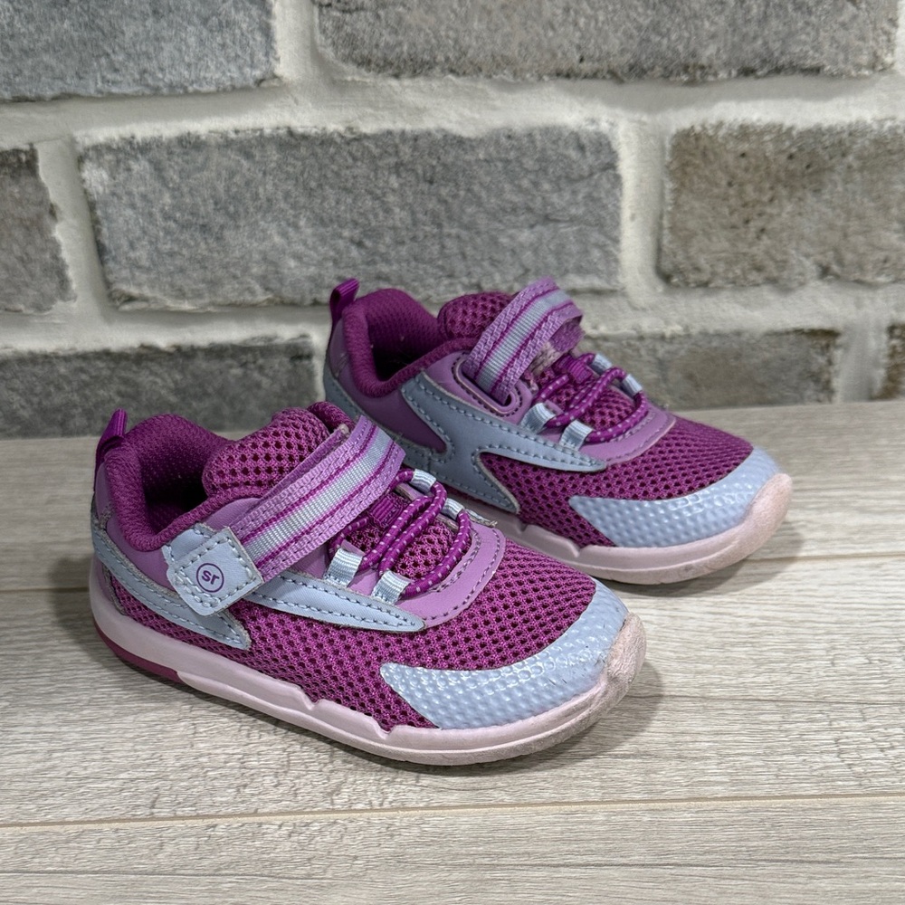 Vibrant Purple Toddler Girl Stride Rite Sneakers